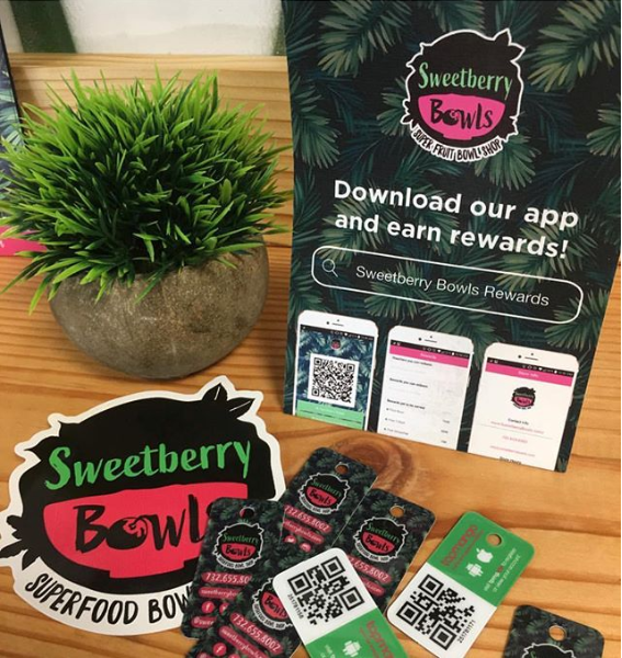Sweetberry Bowls Rewards Mobile App