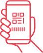 phone on hand icon