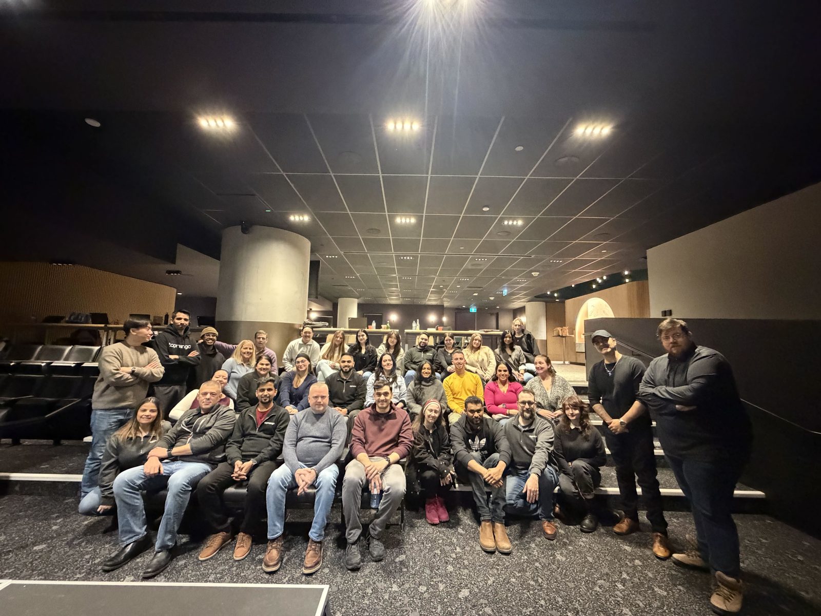 The TapMango team at a company offsite