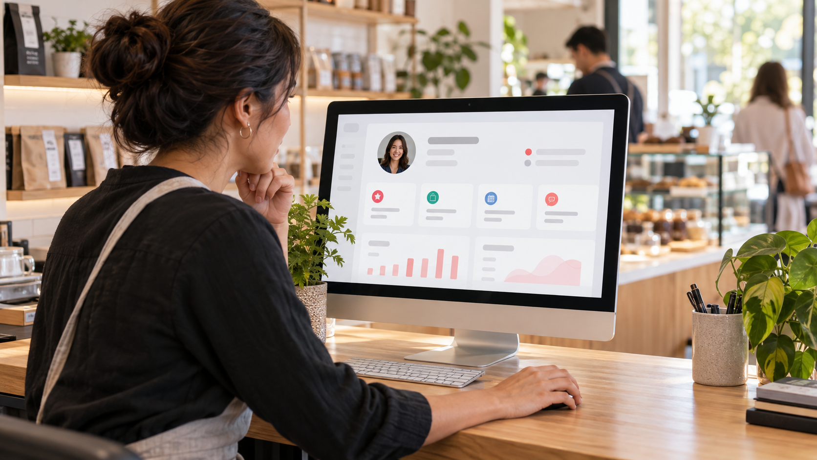 An owner reviewing a single customer profile