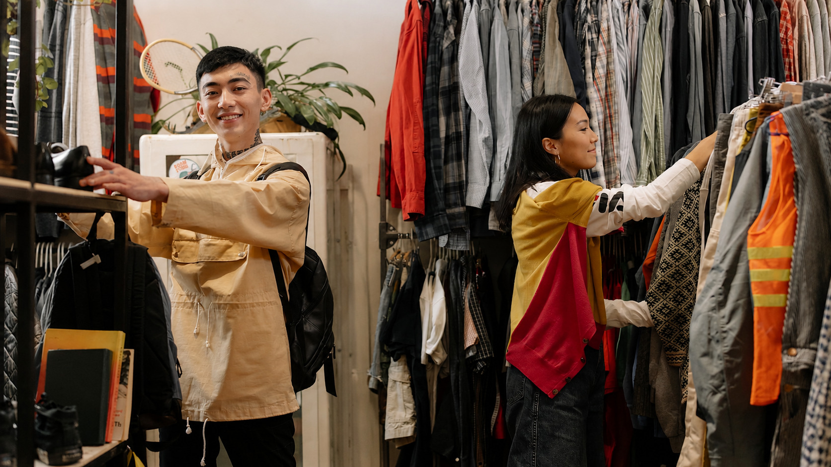 Resale store interior