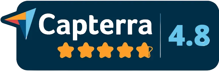 Capterra 4.8 rating