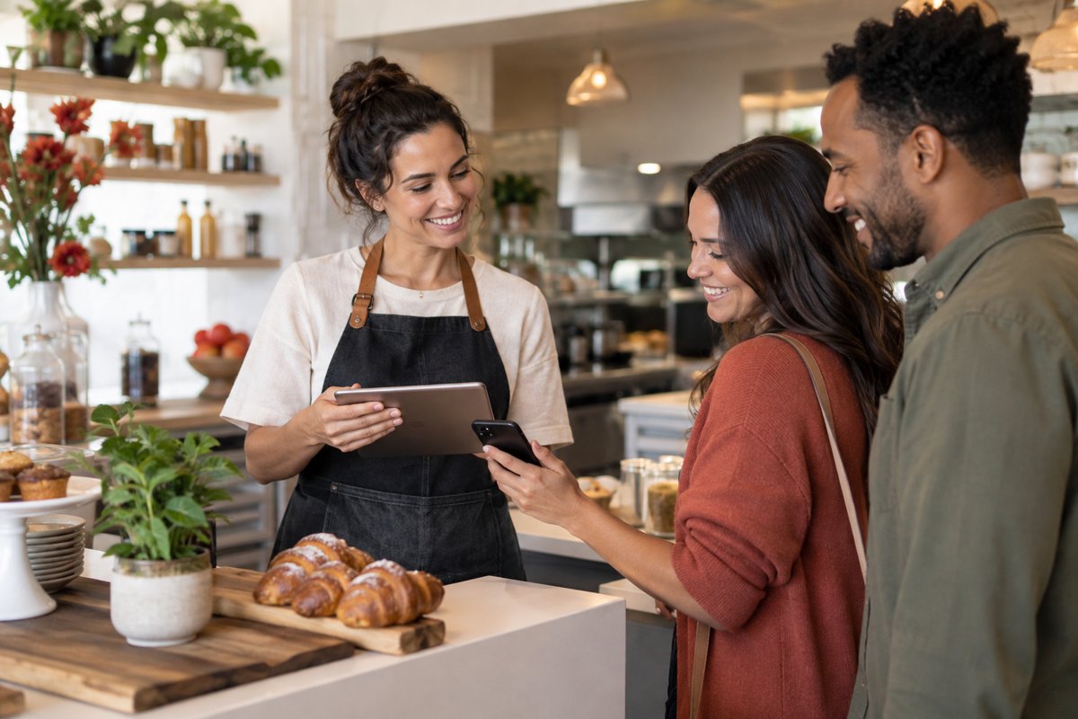 Customers opting in at the counter